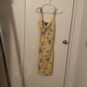 Yello floral dress
